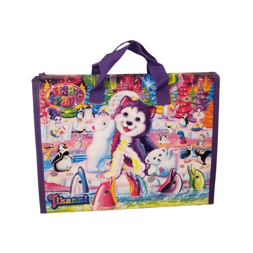 Lisa Frank Colorful Animal Art Case Notebook